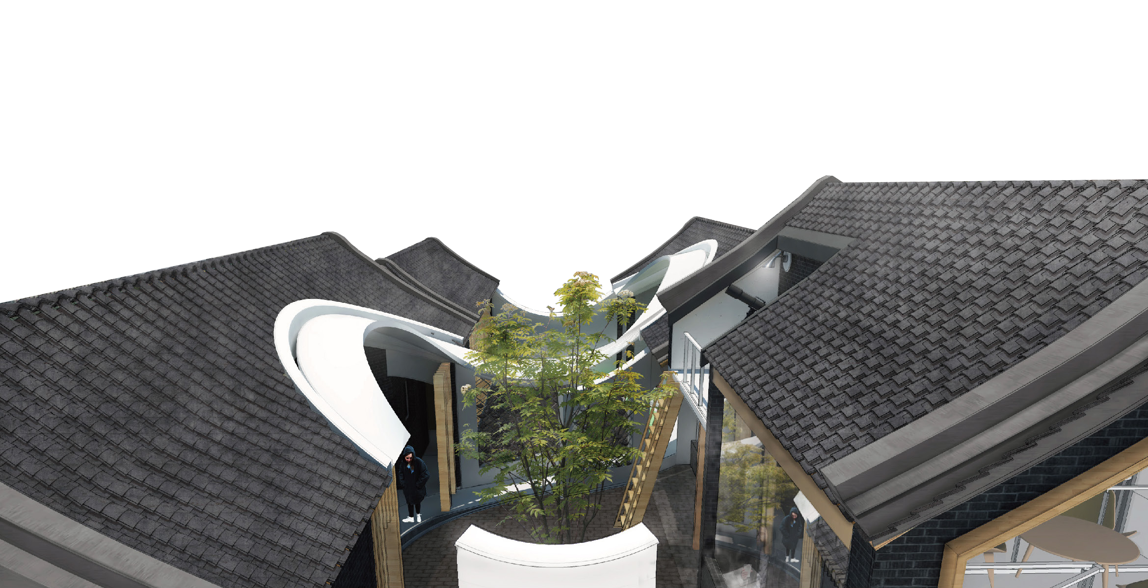 Flowing Courtyard